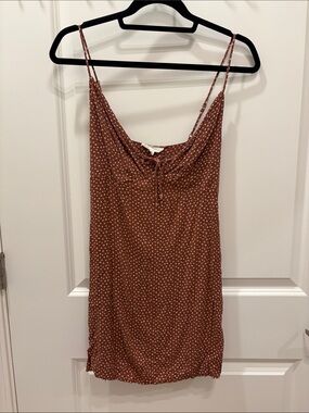 Pacsun mini dress - brown floral